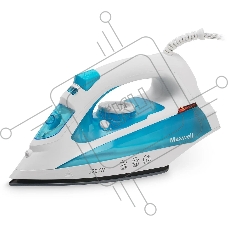 Утюг Maxwell MW-3055B белый/голубой 2200W