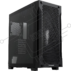 Компьютерный корпус без блока питания Case HSPD M541, Mesh Mid Tower, черный, TG, 0.7 SPCC, no fans, ATX, mATX, mITX, 170/405/210мм, 2x2.5