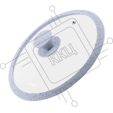 Крышка стеклянная Maunfeld TRINITY MGL24SMLG с силиконовым ободком и ручкой, 24 см