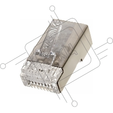 Коннектор VCOM RJ45 8P8C для FTP кабеля 5 кат. экранированные, 20шт,