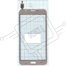 Сенсорное стекло (тачскрин) для Samsung Galaxy J7 SM-J700H, золотистое