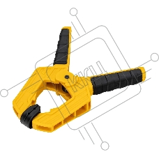 Струбцина клещеобразная Denzel усиленная 80 х 60 мм, двухкомпонентные рукоятки