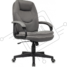 Кресло руководителя Бюрократ CH-668 темно-серый Holland 18, крестов. пластик