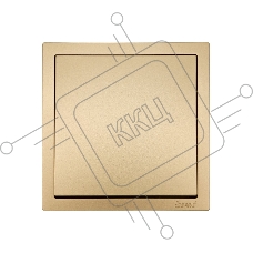 Выключатель 1-кл. СП ZIMA IP20 10А безвинт. зажим зол. LEZARD 704-3688-100QC