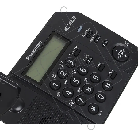 Телефон Panasonic KX-TS2356RUB (черный) {АОН,Caller ID,ЖКД,блокировка набора,выключение микрофона}