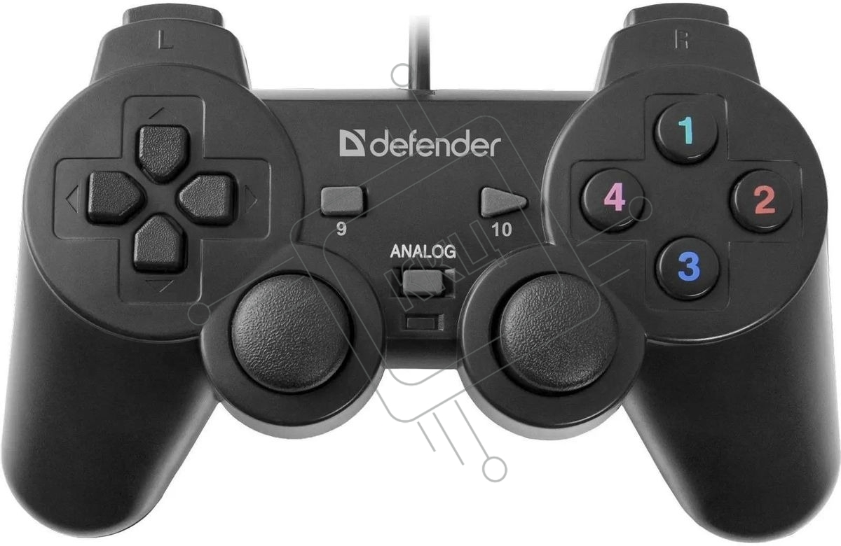 Геймпад Defender Omega USB, Проводной геймпад, 12 кнопок, 2 стика