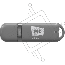 Флешка USB MORE CHOICE МФБ32 Grey (4620202558718), 32GB, USB 2.0, R/W 15/6, серый