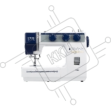 Швейная машина Janome SP903 белый/синий, электромеханическая, вертикальный качающийся, 25 операций, автоматическая петля
