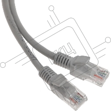 Патч-корд Premier PP12-5M 1000Гбит/с UTP 4 пары cat.5E CCA molded 5м серый RJ-45 (m)-RJ-45 (m)