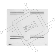 Индукционная варочная панель Maunfeld CVI594SF2WHD Inverter