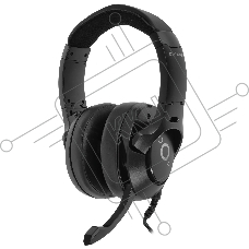 Гарнитура QUMO Olympus чёрный, проводная, USB, подсветка