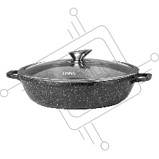 Сотейник LARA LR02-212 3.4 л, с крышкой, литой алюминий