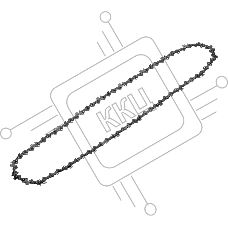 Цепь для бензопилы MTX шина 45 см (18