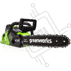 Цепная пила аккумуляторная (2005707UA) GreenWorks GD40CS15, 40V, 35 см, бесщеточная, 1,5 КВТ, с АКБ 2АЧ и ЗУ