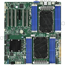 Серверная материнская плата AIC Vega MB, 2xLGA4677, Intel C741, 16xDDR5, 2xSATA, 2xM.2, 5xPCIe 5.0 x16, 1xVGA, 2x1Gb LAN, IPMI, 2xUSB-A 5Gbps, EATX