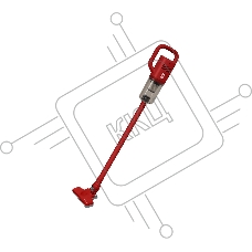 Вертикальный пылесос HOMESTAR HS-1027 красный (105873) Вертикальный пылесос HOMESTAR HS-1027 красный (105873)