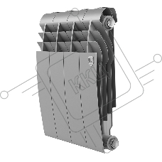Радиатор биметаллический Royal Thermo BILINER B 350 Серебристый - 4 секц.