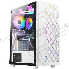 Компьютерный корпус Azza Spectra белый без БП ATX 7x120mm 2x140mm 2xUSB2.0 1xUSB3.0 audio bott PSU