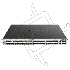 Коммутатор D-Link DGS-3130-54S/B1A, 48×1 Гбит/с SFP + 2×10 Гбит/с Base-T + 4×10 Гбит/с SFP+, управляемый