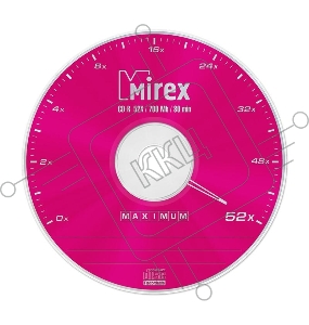 Диск CD-R Mirex 700 Mb, 52х, Maximum, Slim Case (1), (1/200)