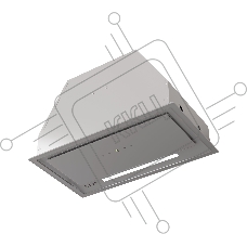 Вытяжка кухонная встраиваемая LEX Hyper 900 GS Inverter GR серый, управление сенсорное (1 мотор)