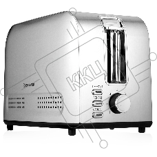 Тостер BRAYER BR2110 серебристый, 850 Вт, 2 слота