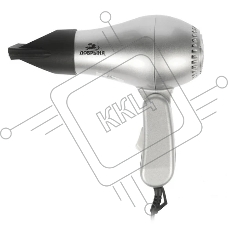 Фен Добрыня DO-2007 серебристый/черный, 1200 Вт, компактный