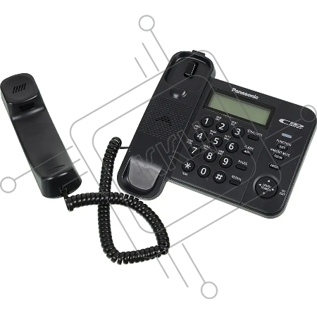 Телефон Panasonic KX-TS2356RUB (черный) {АОН,Caller ID,ЖКД,блокировка набора,выключение микрофона}