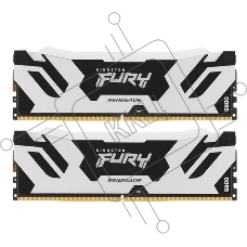 Оперативная память Kingston Fury Renegade, DDR5, 96Gb (2x48Gb), 6000MHz, CL32, DIMM, с радиаторами, cеребристый/черный