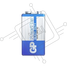 Солевая батарейка GP PowerPlus 9V Крона - 1 шт. в пленке