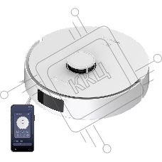 Робот-пылесос Polaris IQ Home PVCR 4750 белый, 5000 мAч Li-ion, уборка сухая/влажная, пылесборник контейнер 0,22 л
