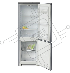 Холодильник Бирюса Б-M118 2-хкамерн. серебристый