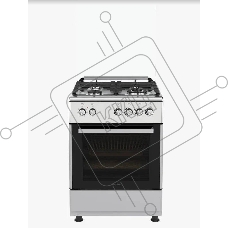 Плита комбинированная NORDEN FF6406GAZk Нержавеющая сталь