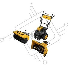 Гибридная снегоуборочная машина с функц. подметания SWB-600, 212 сс, руч. старт, 2 насадки Denzel Гибридная снегоуборочная машина с функц. подметания SWB-600, 212 сс, руч. старт, 2 насадки Denzel