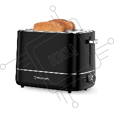 Тостер BRAYER 2118BR черный, 930 Вт, 2 слота