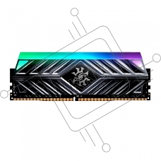 Оперативная память XPG Spectrix D41 RGB, DDR4, 16GB (1x16GB), 3200MHz, CL16, UDIMM, с радиатором, RGB, серый