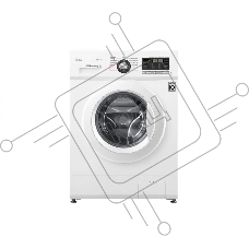 Стиральная машина LG F1296NDS0 белый, загрузка фронтальная 6 кг, 1200 об/мин., класс: А