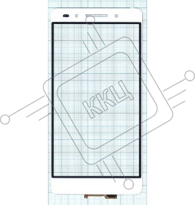 Сенсорное стекло (тачскрин) для Huawei Honor 7, белое