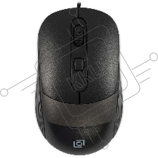 Мышь проводная Oklick 310M черный/серый, 2400 dpi, USB, кнопки - 4