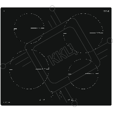 Индукционная варочная поверхность Krona MAGIER 60 BL 4BTK