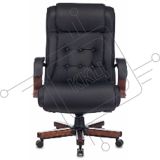 Кресло руководителя Бюрократ T-9926WALNUT черный, кожа, крестовина металл/дерево Кресло руководителя Бюрократ T-9926WALNUT черный, кожа, крестовина металл/дерево