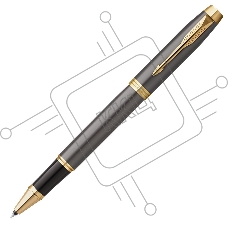 Ручка роллер Parker IM Premium Grey Core GT (2213778) F черн. черн. подар.кор.