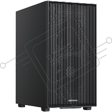 Компьютерный корпус XASTRA A307M 2BK SI Black mATX/Mesh/Metal left panel / 2x120мм PWM FC black fans/ A307M-2FC12BK-SI