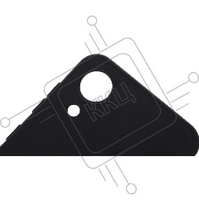 Чехол (клип-кейс) BORASCO Silicone Case, для Samsung Galaxy A03 Core, черный (матовый) [40944]