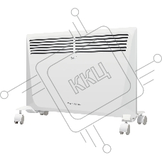 Конвектор Ballu Enzo BEC/EZER-1500 белый, 1500 Вт, 20 м2, термостат, дисплей