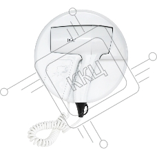 Фен для волос настенный Puff 1202, белый