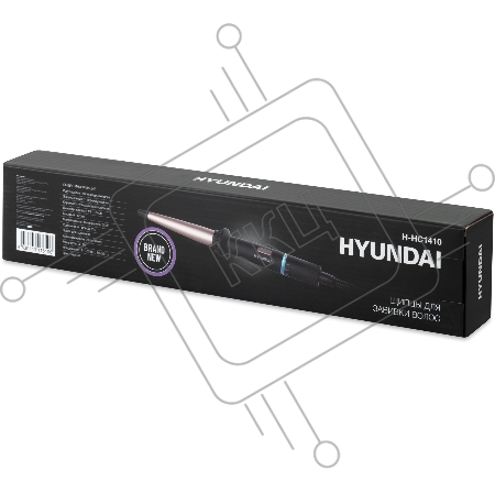 Щипцы Hyundai H-HC1410 40Вт макс.темп.:200С покрытие:керамико-турмалиновое черный