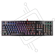 Клавиатура проводная A4Tech Bloody B810R серый/черный USB Gamer LED