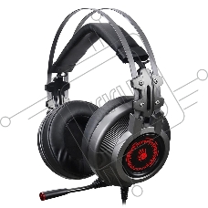 Гарнитура проводная с микрофоном A4Tech Bloody J527 серый 2м мониторные USB оголовье (J527)