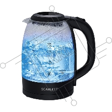 Чайник Scarlett SC-EK27G11, 2200Вт, 1.7л, черный